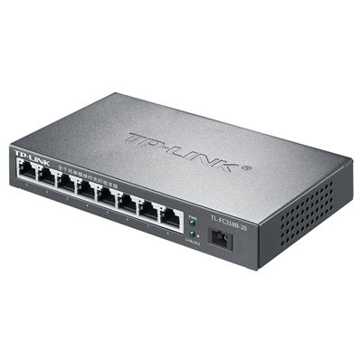 TP-LINK TL-FC318B 20 全千兆单模单纤光纤收发器（1SC+8GE）深度解析与应用指南